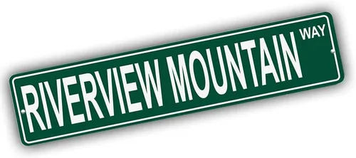 Miniatura 118 de Ohio Mountains Pick Your Mountain Compatible/repuesto para Acme Hill United States Mountain aluminio metal metal metal estilo letrero de calle