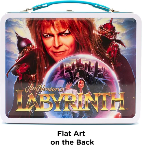 Miniatura 4 de AQUARIUS Labyrinth - Caja grande de diversión, caja de almacenamiento de lata resistente con mango de plástico y cubierta frontal en relieve