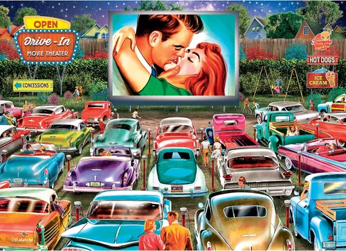 Miniatura 8 de RoseArt - Back to the Past - Backyard BBQ - Rompecabezas de 1000 piezas para adultos