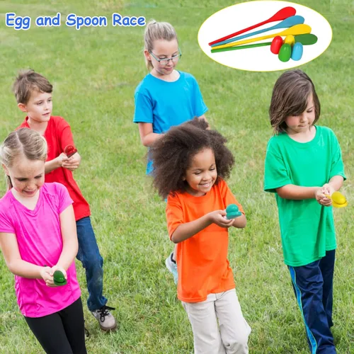 Miniatura 4 de Bolsas de carreras de sacos de patatas para 4 a 8 jugadores, juegos de patio trasero para niños y adultos, fiesta de cumpleaños de campo, juegos al