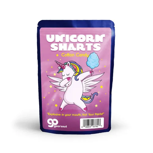Miniatura 2 de Unicorn Sharts Cotton Candy - Novedad Dabbing Unicorn Candy para adolescentes - Algodón de azúcar sin gluten, azul