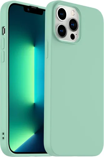 Miniatura 19 de Funda diseñada para iPhone 13 Pro Max, funda de silicona ultra delgada a prueba de golpes, de microfibra suave anti arañazos, protección mejorada