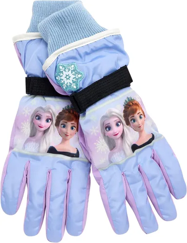 Miniatura 5 de Disney Juego de guantes de nieve aislados para niñas Minnie Mouse o Frozen Winter Hat bufanda y manoplas o guantes niño pequeño