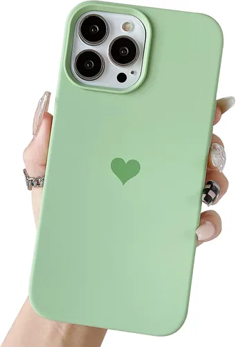 Miniatura 7 de Funda de silicona para iPhone 13 Pro Max para mujeres y niñas, con forro de microfibra suave antiarañazos, funda protectora para iPhone 13 Pro Max