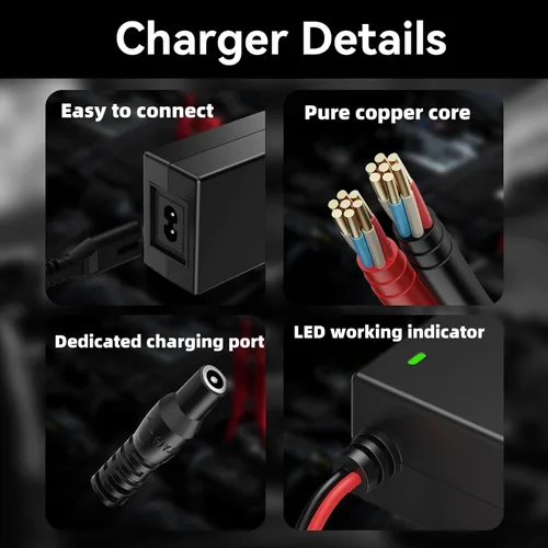 Miniatura 3 de Cargador de 14V 56W para NOCO Jump Starter Compatible con NOCO GB70 GB150 GB250+ GB251+ GB500 GB500+ Genius Boost Ultra Safe Batería de arranque