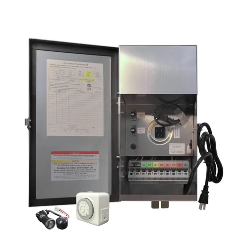 Miniatura 8 de COLOER Transformador de iluminación de paisaje de bajo voltaje Wi-Fi de 300 W, 2.4 GHz, transformador inteligente de bajo voltaje con 3 zonas, 120 V