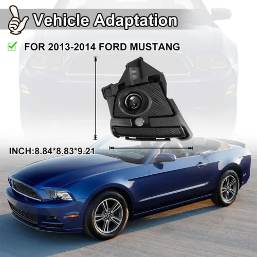 Miniatura 4 de Nixon Offroad Juego de luces antiniebla para Ford Mustang 2013 2014 con bombillas halógenas + kit de arnés de cableado + interruptor universal +