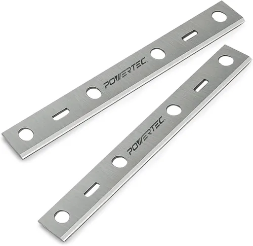 POWERTEC Cuchillas de ensambladora de 6 pulgadas para ensambladora WEN JT3062, repuesto para cuchillos de ensamblador JT3062B-6, juego de 2 (14801W)