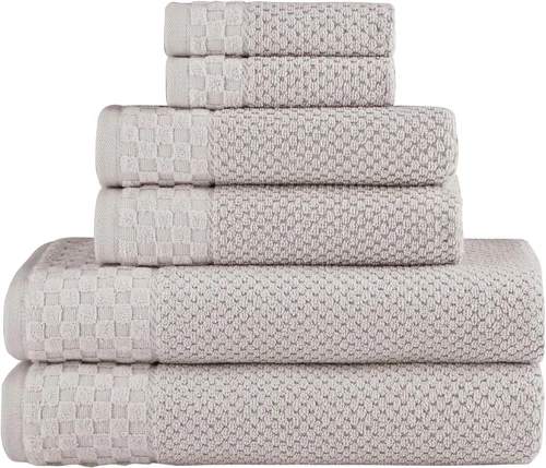 Miniatura 14 de Classic Turkish Towels CTT - Juego de 2 alfombras de baño 100% algodón, antideslizantes, cómodas y altamente absorbentes, lavables a máquina, 20 x