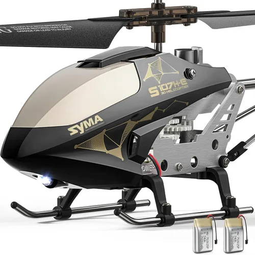 Miniatura 11 de SYMA S107H-E Helicóptero RC para niños de 8-12 años y principiantes, helicóptero de control remoto con retención de altitud, 2 modos de velocidad