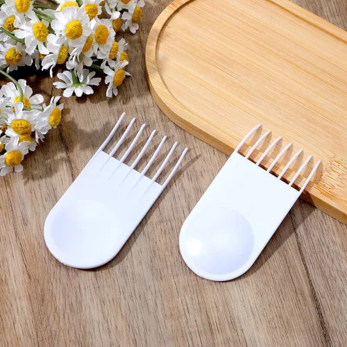 Miniatura 7 de Yuanchu 5 piezas de herramientas de limpieza para picador de verduras, tenedor, ensalada de cebolla, peine limpiador de verduras para la mayoría