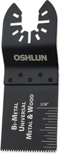 Miniatura 2 de Oshlun MMC-0103 1-1/3-Inch Universal Bi-Metal Oscillating Tool Blade with Quick-Fit Arbor for Standard and Quick Change Tools, 3-Pack