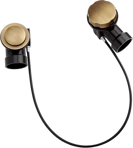 Miniatura 3 de Signature Hardware 478499 Desagüe y desbordamiento de cables ABS para tinas de alcoba de 17" - 22" de profundidad