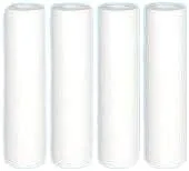 CFS Paquete de 4 cartuchos de filtro de agua de sedimentos de polipropileno hilado compatibles con los modelos Campbell SED-P5 - Elimina el mal