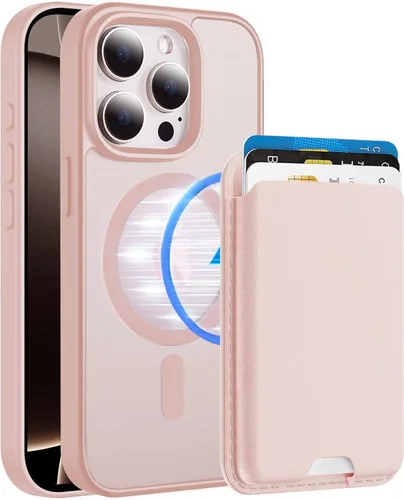 Miniatura 20 de Funda magnética para iPhone 12 Pro Max, cartera magnética desmontable con soporte para tarjetas, [compatible con MagSafe] grado militar, a prueba