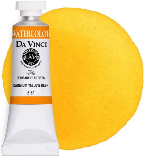 Miniatura 3 de DA VINCI PAINTS Pintura de acuarela para artista profesional, Gamboge (tono), 0.5 fl oz