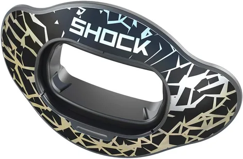 Shock Doctor 39-BLKSTT Interchange Protector bucal BLK SLVR roto OSFA-OSFA