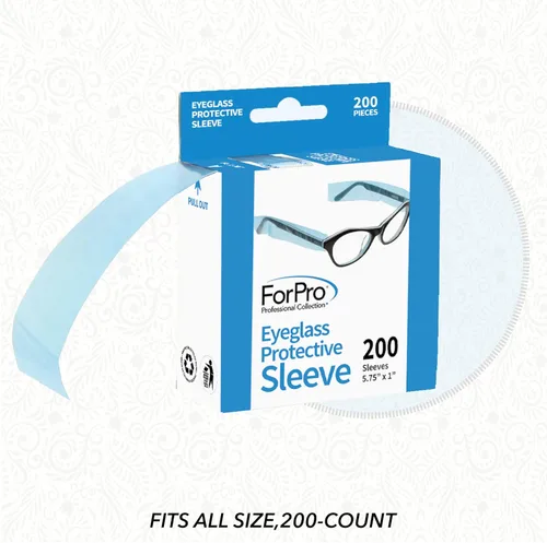 Miniatura 5 de ForPro Professional Collection Fundas protectoras para lentes, se adapta a todos los tamaños de lentes, 5.75 x 1 pulgada, 200 unidades Transparente