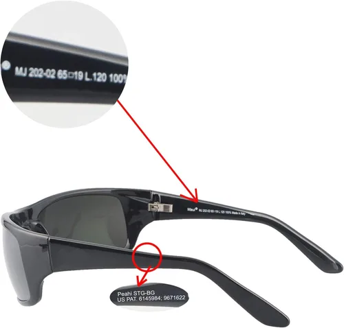Miniatura 6 de Walleva - Lentes de repuesto para gafas de sol Maui Jim Peahi