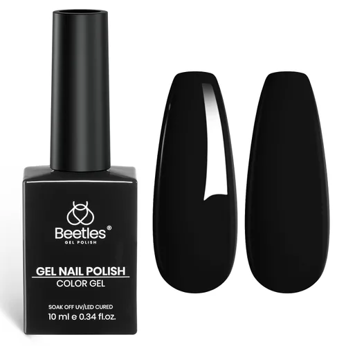 Miniatura 9 de Beetles - Esmalte de gel blanco de 0.3 fl oz, 1 unidad de esmalte de gel blanco puro, arte de uñas francés, salón de manicura, diseño de bricolaje