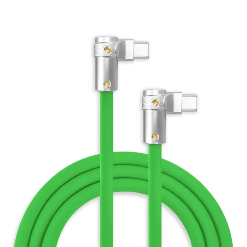 Miniatura 18 de chubbycable FlexElbow - Cable de carga rápida de 90 grados y 240 W, cable USB C en ángulo recto, cable de carga de silicona compatible con iPhone