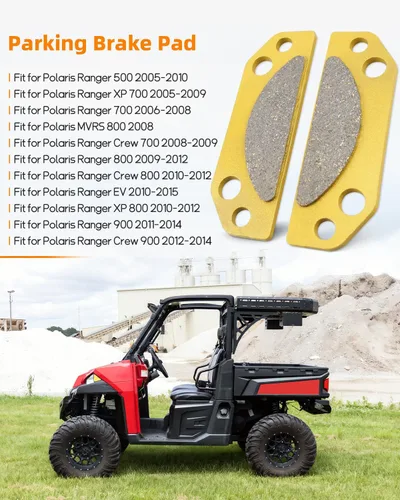Miniatura 2 de Kit de pastillas de freno de estacionamiento con muelles para Polaris Ranger 500 XP Crew XP 700 800 900 MVRS 800, repuesto 2202413 1910514