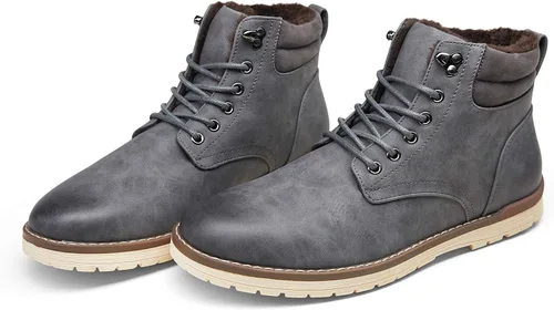 Miniatura 7 de Vostey Botas de senderismo para hombre, impermeables, botas chukka casuales para hombre