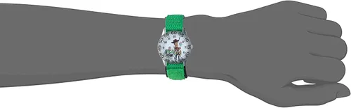Miniatura 6 de Disney Toy Story - Reloj analógico de cuarzo para niños, con correa de nailon, Verde, Classic