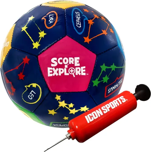 Miniatura 22 de Crayola Balón de fútbol oficial - Unisex Niños - CRAY302BL Zoo Animal Talla 5