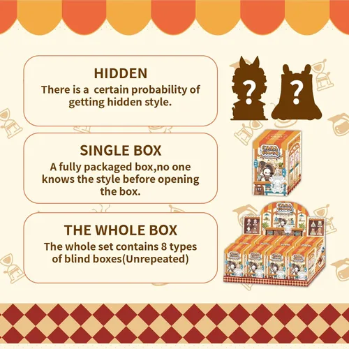 Miniatura 2 de LUCKY EMMA Studio Emma Secret Forest Coffee Shop Series Caja Ciega 1PC Bolsa Ciega Colección Aleatoria Caja Misteriosa Juguetes Figuras de Caja