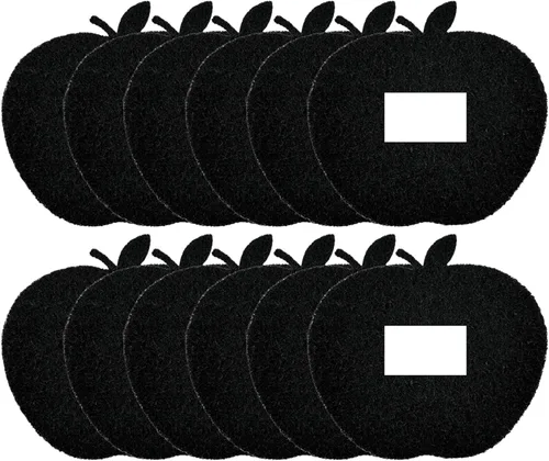 Paquete de 12 filtros universales para absorber olores de cubos de basura, desodorante de carbón activado para cubos de basura, cubos de compost,