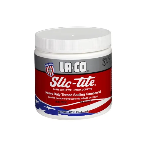 Miniatura 8 de LA-CO 42014 Slic-Tite - Pasta selladora de rosca prémium con PTFE, temperatura de -50 a 500 grados F, 1 galón