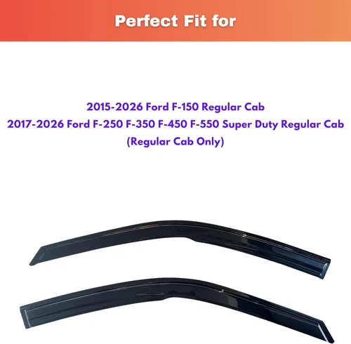 Miniatura 510 de KPY Visor de ventana compatible con Kia Soul 2009-2013, Protector contra lluvia de 4 unidades, deflectores de ventilación de ventana lateral