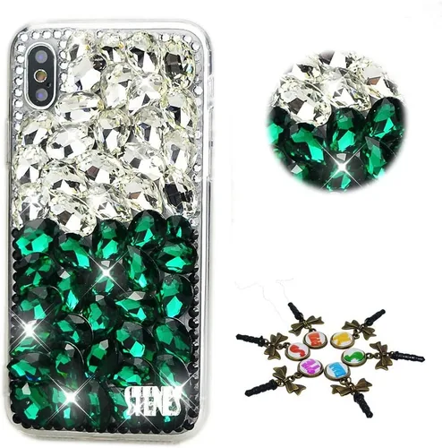 Miniatura 29 de Sparkle Case compatible con Samsung Galaxy Z Flip 2 5G - Elegante - Funda 3D hecha a mano con diamantes de imitación de diamantes de imitación
