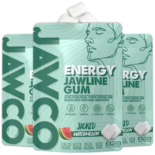 Miniatura 27 de JAWCKO Chicle Ultra-Resistente para Mandíbula Obtén una Mandíbula Más Fuerte y Cuadrada Chicle Duro de Entrenamiento para Mandíbula Fuerza 15X