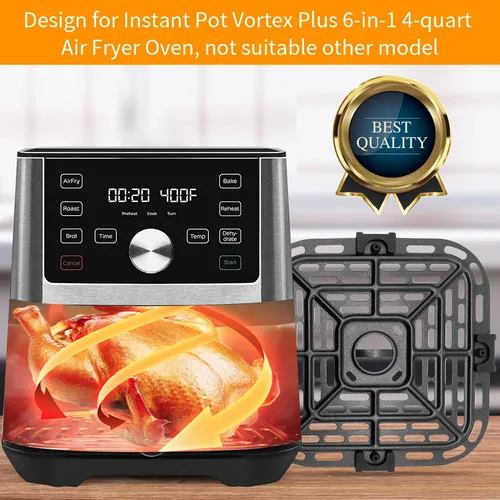 Miniatura 2 de GWY Piezas de repuesto para freidora de aire para Instant Pot Vortex Plus 6 en 1, horno freidora de aire de 4 cuartos de galón, placa de parrilla