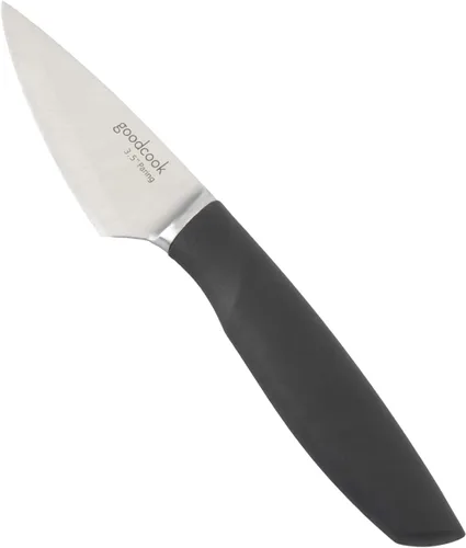Miniatura 7 de GoodCook Touch - Cuchillo Santoku de 7 pulgadas, acero de alto carbono, agarre cómodo antideslizante, hoja de cuchillo con hoyuelos para cortar