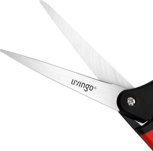 Miniatura 3 de LIVINGO Tijeras de tela de 10" de acción de resorte, tijeras de costura profesionales para sastre y modista, tijeras de carga de resorte de alta