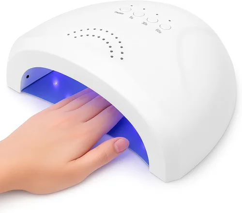 VISOFO Lámpara de uñas UV Led Light Gel Polaco Secador Escritorio Sun Curado rápido Belleza Tecnología Profesional Cura Herramientas de Arte