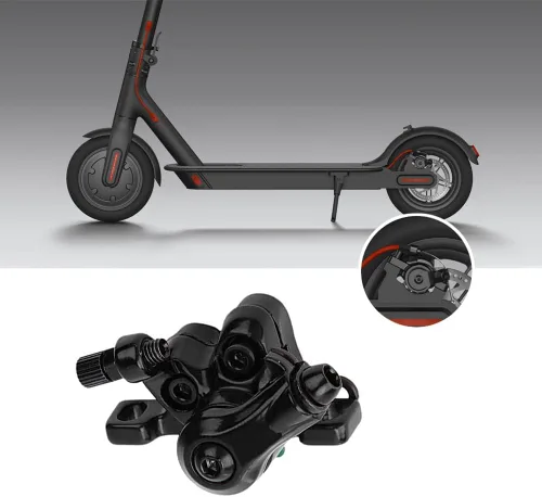 Miniatura 6 de Pinza de freno trasero Pinza de freno de disco Reemplazo para Xiaomi M365 Scooter Piezas de aleación de aluminio Scooter Freno