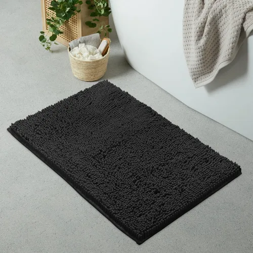 Miniatura 137 de LuxUrux Tapete de microfibra afelpada, de felpilla extrasuave, pelo largo de 1 pulgada, muy absorbente, para baño o ducha, lavar y secar a máquina