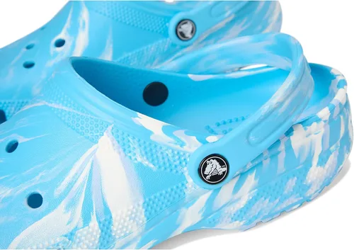 Miniatura 7 de Crocs Unisex-Adult Classic Marbled Tie-dye Clog Vidrio tintado/Multi