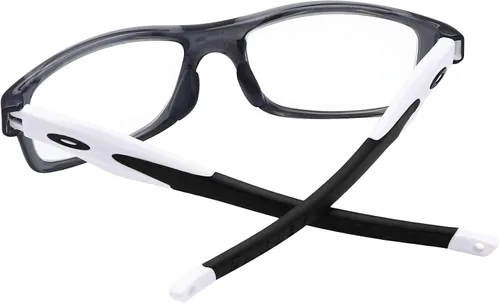 Miniatura 4 de BroLizard - Brazos de repuesto para Oakley Crosslink Glass Satin White Frame - Negro