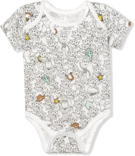 Miniatura 4 de Disney Toy Story Woody Buzz Lightyear Green Aliens and Rex Boys 3 Pack Bodysuit for Newborn GreenGreyWhite