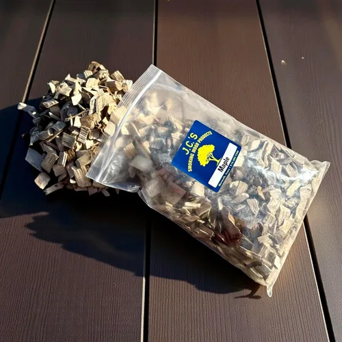 Miniatura 4 de J.C.'s - Astillas de madera para ahumar, bolsa de 210 pulgadas cúbicas, color arce