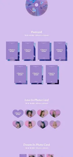Miniatura 2 de DREAMUS Cherry Bullet - Cherry Wish [Fascinate ver.] (segundo mini álbum) álbum+Beneficios limitados de pedidos anticipados+CulturaRegalo coreano