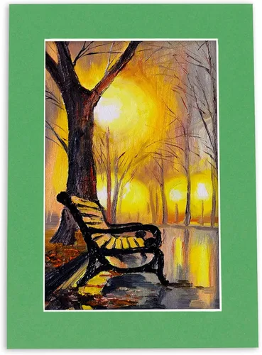 Miniatura 91 de 8.5x11 Mat for 11x14 Frame - Precut Mat Board Acid-Free Brown 8.5x11 Photo Matte Made to Fit a 11x14 Picture Frame, Premium Matboard for Family