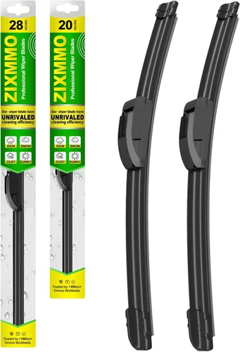 Miniatura 27 de Limpiaparabrisas prémium de calidad de 24 pulgadas + 17 pulgadas para todas las estaciones para repuesto de equipo original (juego de 2)