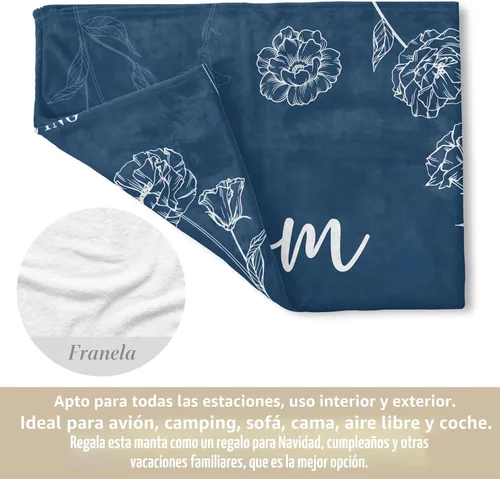 Miniatura 5 de GiltGlimmer Regalos para mamá, manta de regalo de cumpleaños para mamá, regalo para madres para mujeres de hija e hijo, regalo de We Love You