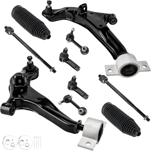 Miniatura 109 de PHILTOP Brazos de control delanteros inferiores con rótulas, barra estabilizadora, enlaces finales de barras de acoplamiento, kit de suspensión